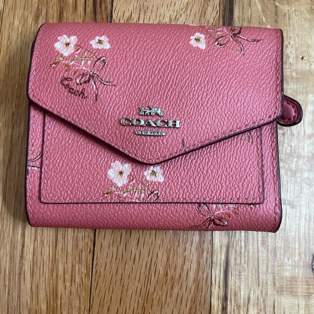 Coach Pink Floral Wallet
